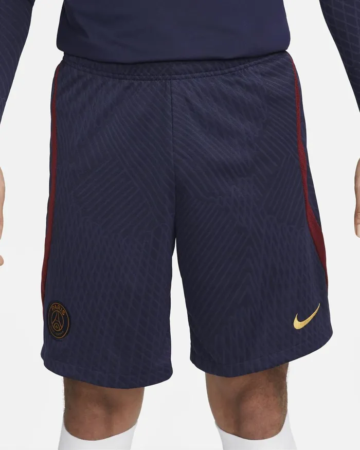 Men Nike Shorts Paris SaintGermain Strike Blackened Blueteam Redgold Suede
