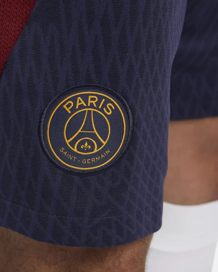 Men Nike Shorts Paris SaintGermain Strike Blackened Blueteam Redgold Suede