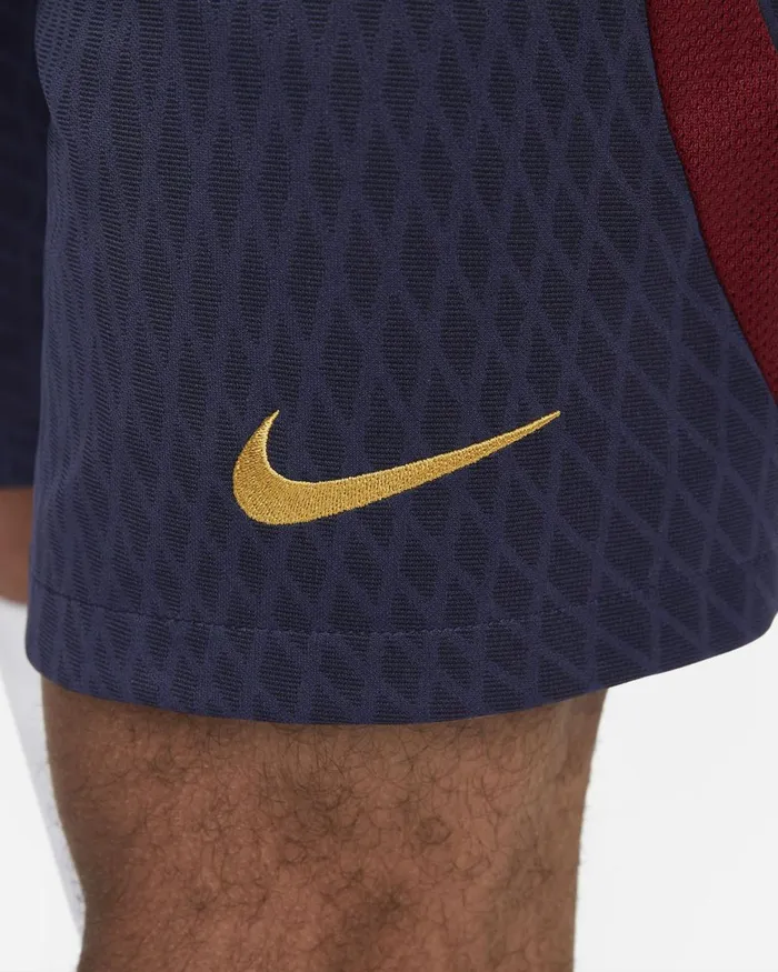 Men Nike Shorts Paris SaintGermain Strike Blackened Blueteam Redgold Suede