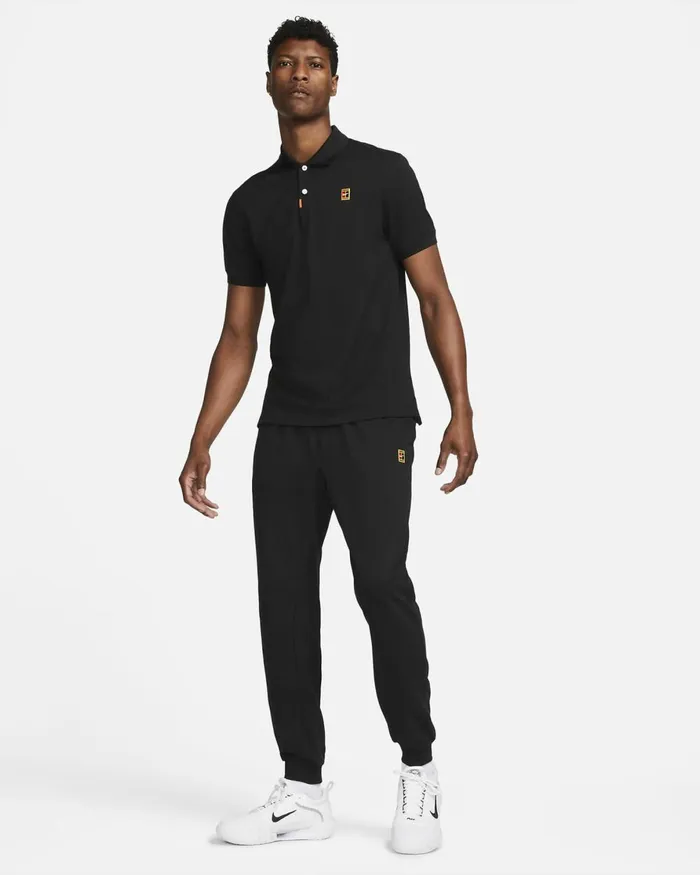 Men Nike Trousers And Tights NikeCourt Heritage Black