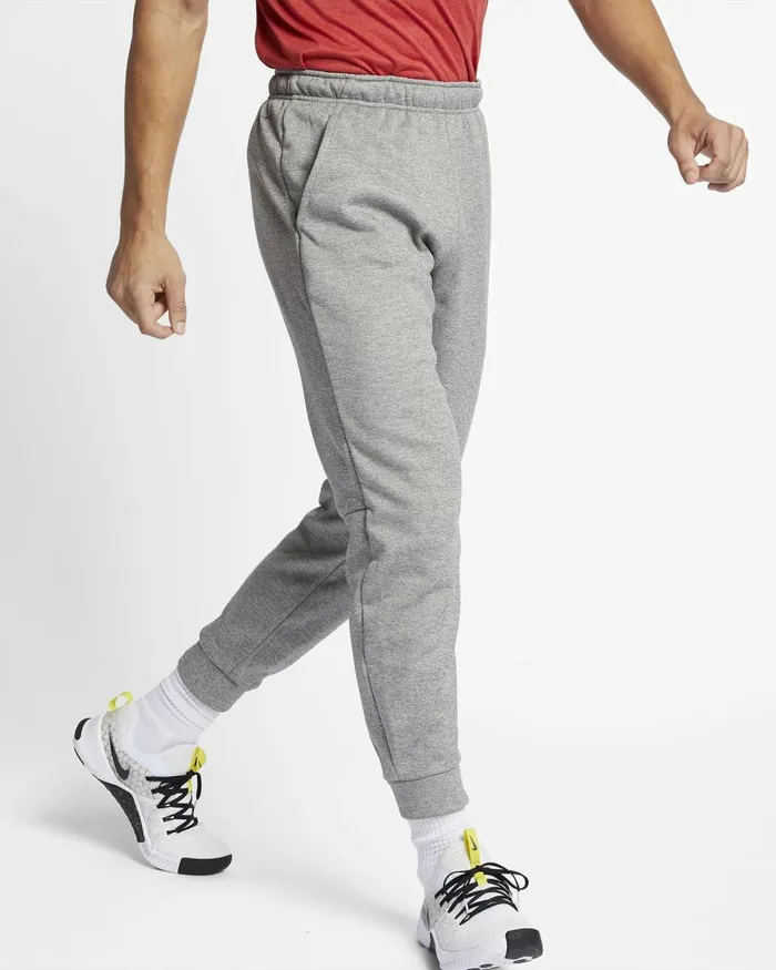 Men Nike Trousers And Tights ThermaFIT Dark Grey Heatherblack