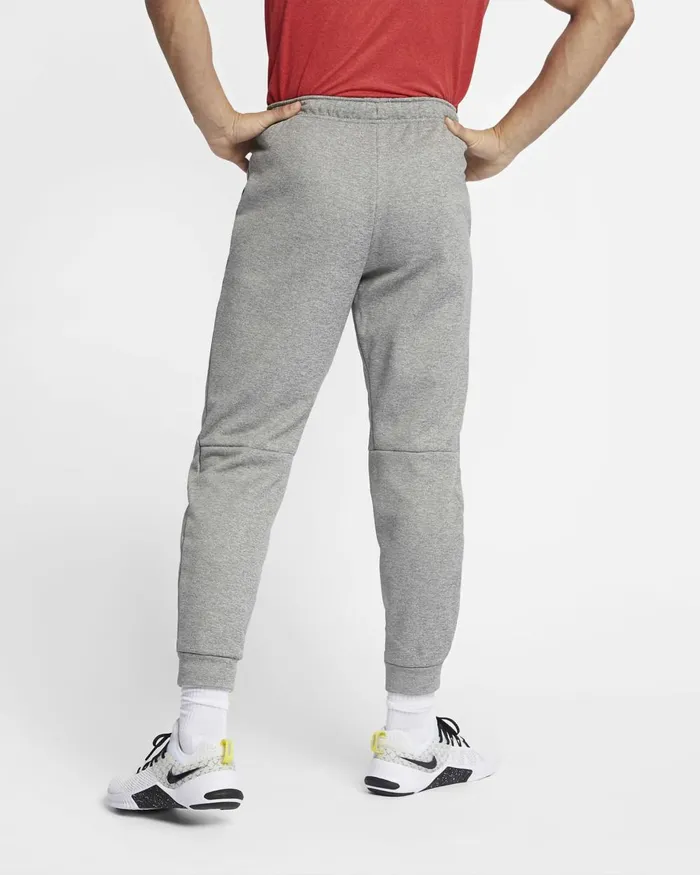 Men Nike Trousers And Tights ThermaFIT Dark Grey Heatherblack