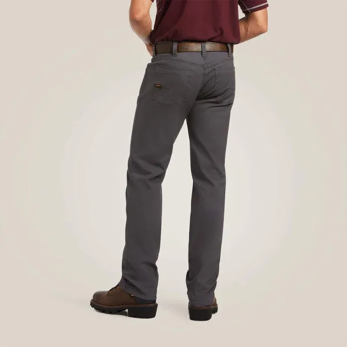 Men Pants and Shorts Ariat Rebar M7 DuraStretch Made Tough Straight Pant Rebar Grey Men Pants and Shorts Ariat Rebar M7 DuraStretch Made Tough Straight Pant Rebar Grey