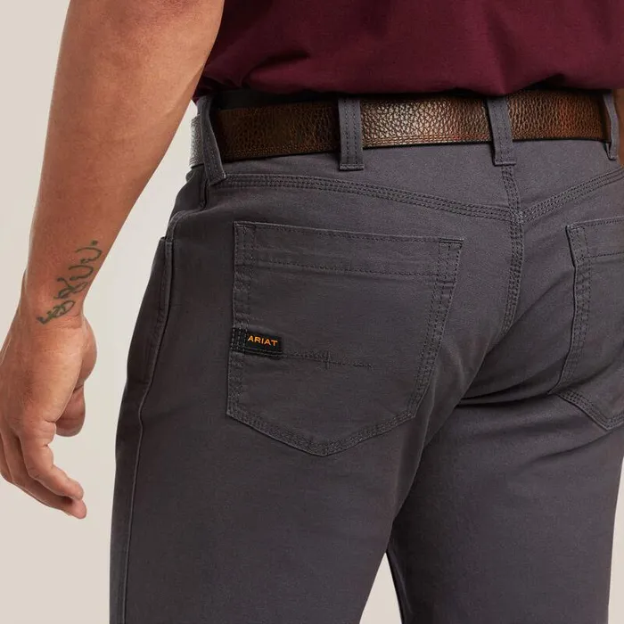 Men Pants and Shorts Ariat Rebar M7 DuraStretch Made Tough Straight Pant Rebar Grey Men Pants and Shorts Ariat Rebar M7 DuraStretch Made Tough Straight Pant Rebar Grey
