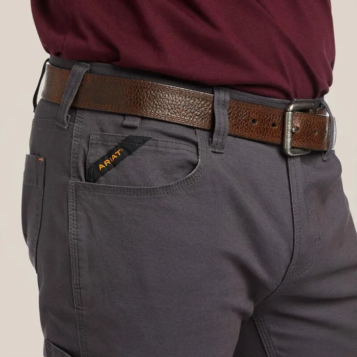 Men Pants and Shorts Ariat Rebar M7 DuraStretch Made Tough Straight Pant Rebar Grey Men Pants and Shorts Ariat Rebar M7 DuraStretch Made Tough Straight Pant Rebar Grey