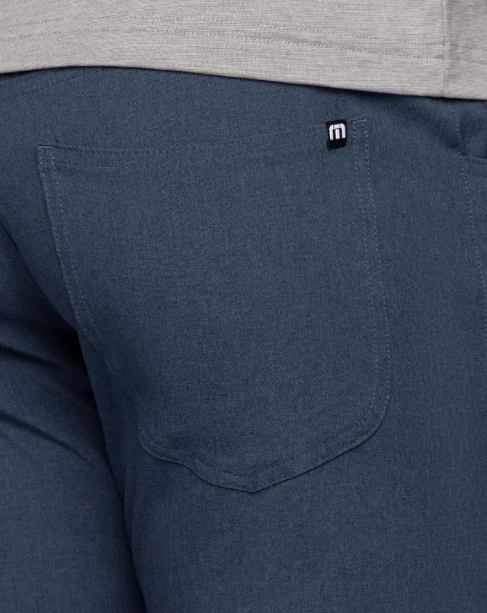 Men Pants TravisMathew OPEN TO CLOSE PANT Heather Navy