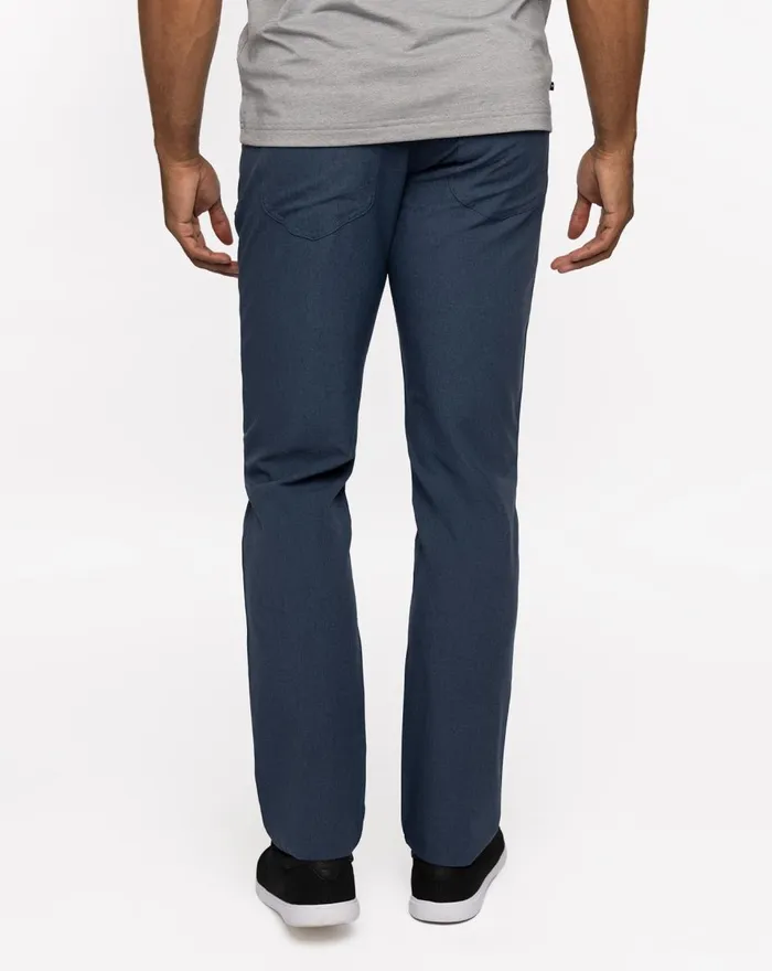 Men Pants TravisMathew OPEN TO CLOSE PANT Heather Navy