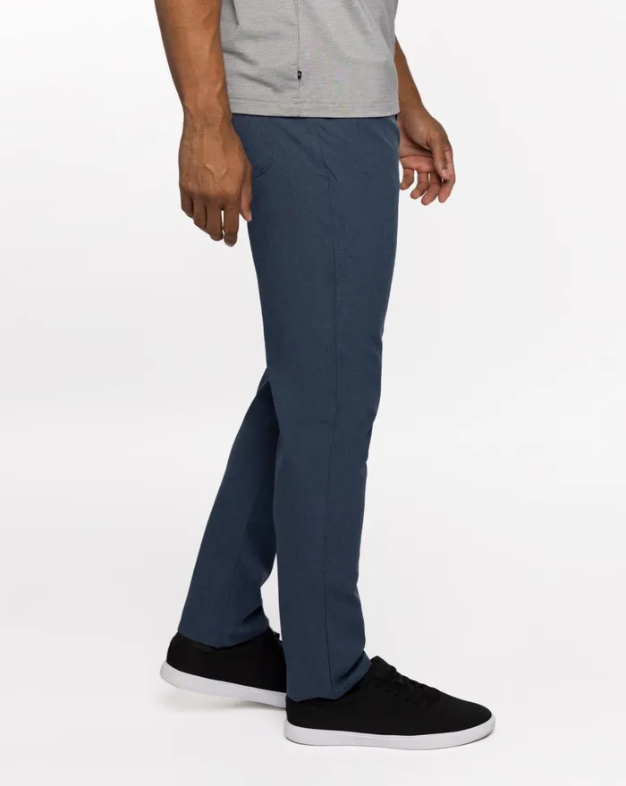 Men Pants TravisMathew OPEN TO CLOSE PANT Heather Navy