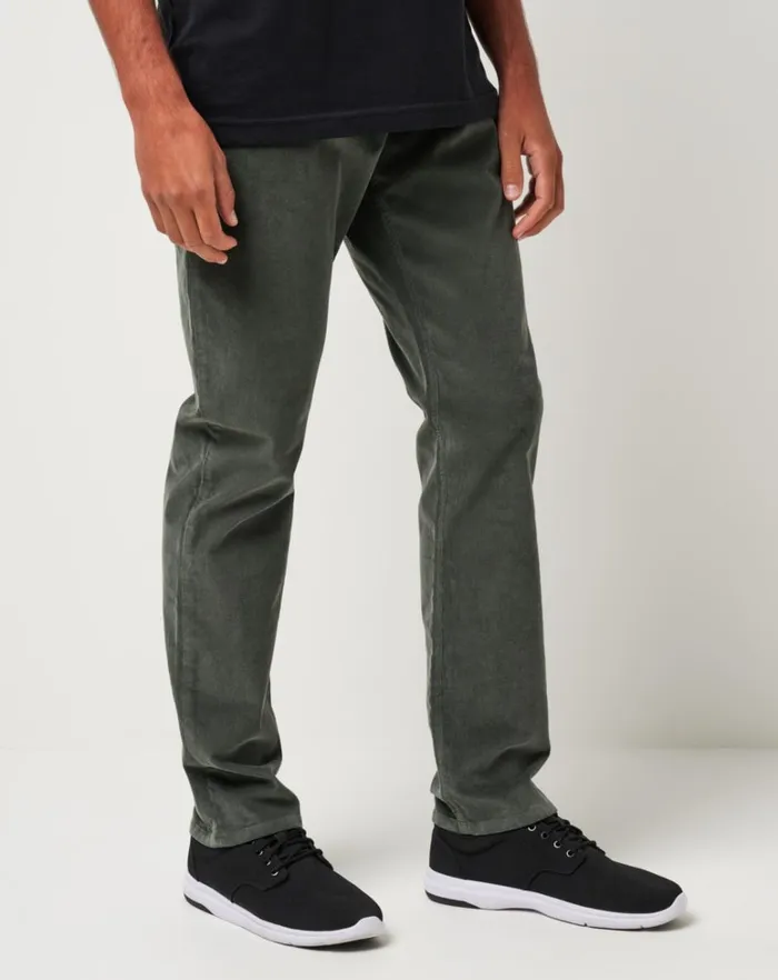 Men Pants TravisMathew START THE JOURNEY CORDUROY PANT Dark Olive Men Pants TravisMathew START THE JOURNEY CORDUROY PANT Dark Olive