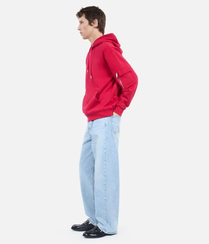 Men Red Hoodie THE KOOPLES Knits and Tees