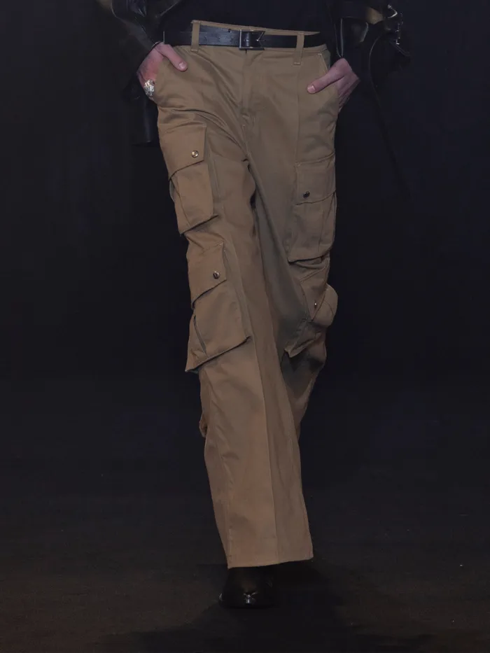 Men Rhude Pants DESERT CARGOS Dark Tan