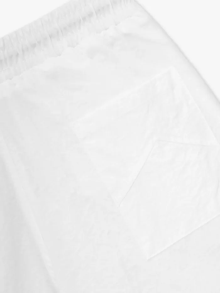 Men Rhude Shorts LOGO TRACK SHORT Whiteblue