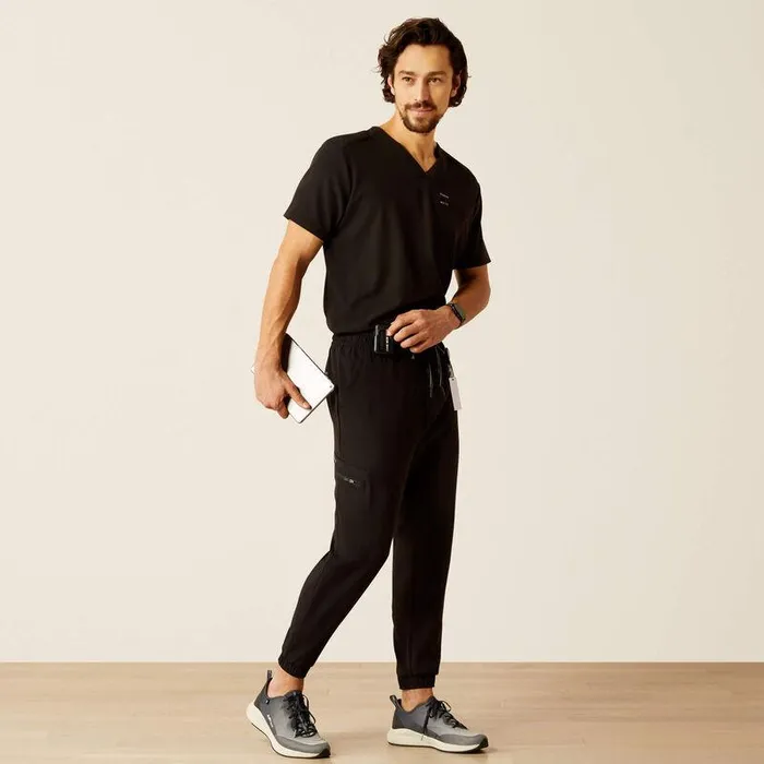 Men Scrubs Ariat Drew Cargo Stretch Jogger Scrub Pant Black Men Scrubs Ariat Drew Cargo Stretch Jogger Scrub Pant Black