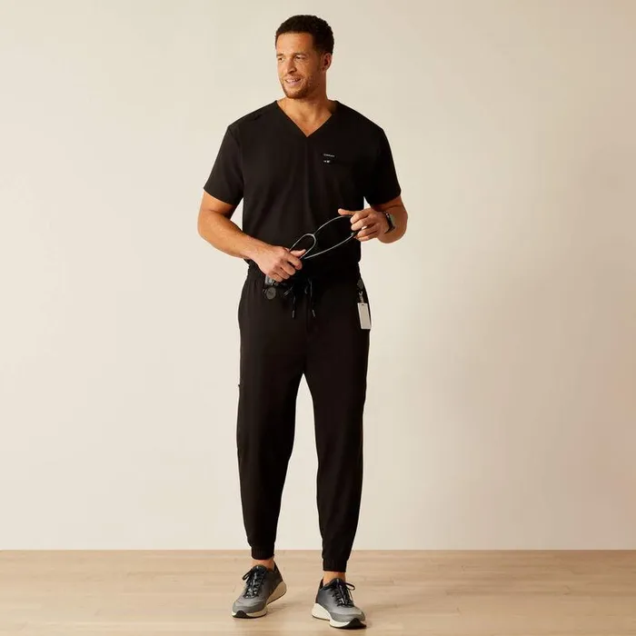 Men Scrubs Ariat Drew Cargo Stretch Jogger Scrub Pant Black Men Scrubs Ariat Drew Cargo Stretch Jogger Scrub Pant Black