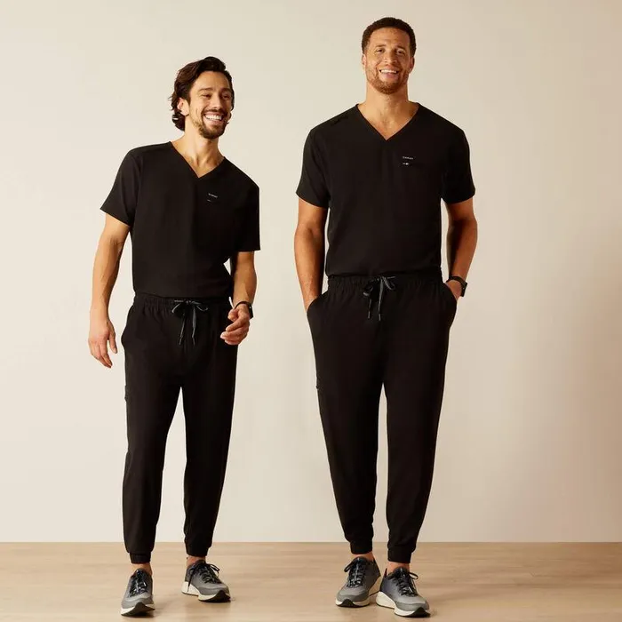 Men Scrubs Ariat Drew Cargo Stretch Jogger Scrub Pant Black Men Scrubs Ariat Drew Cargo Stretch Jogger Scrub Pant Black