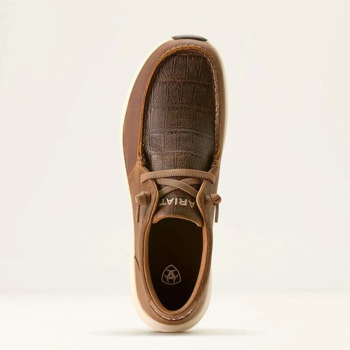Men Shoes and Sneakers Ariat Buckeye Distressed Browndark Tan Crocodile Prin Men Shoes and Sneakers Ariat Buckeye Distressed Browndark Tan Crocodile Prin