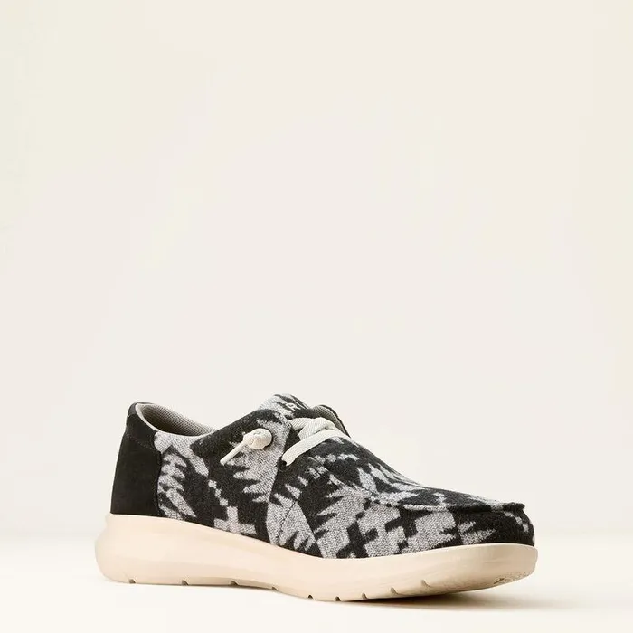 Men Shoes and Sneakers Ariat Hilo Shoe Black and White Flannel Blanketblack Sued Men Shoes and Sneakers Ariat Hilo Shoe Black and White Flannel Blanketblack Sued