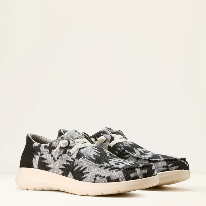 Men Shoes and Sneakers Ariat Hilo Shoe Black and White Flannel Blanketblack Sued Men Shoes and Sneakers Ariat Hilo Shoe Black and White Flannel Blanketblack Sued