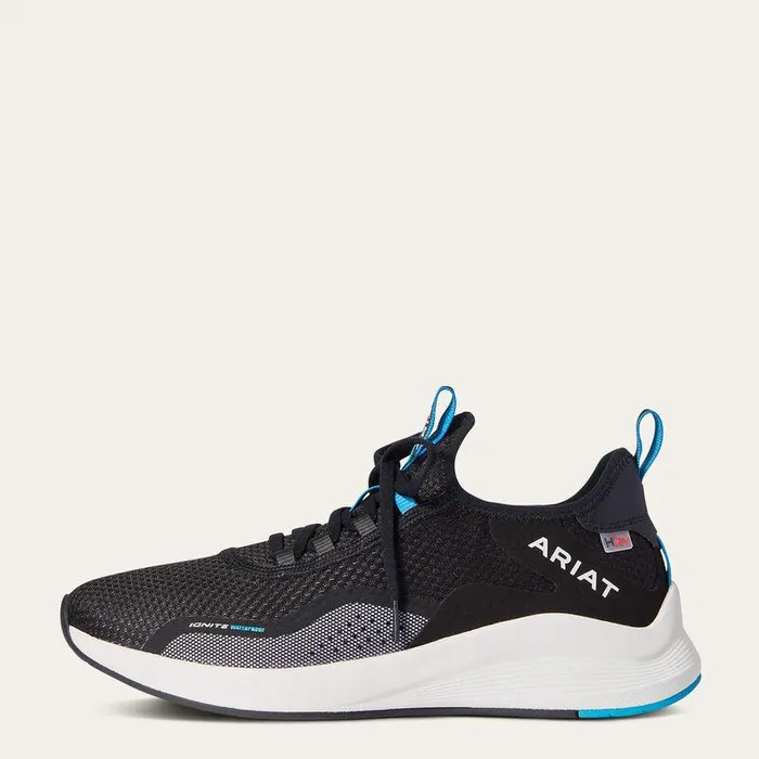 Men Shoes and Sneakers Ariat Ignite Waterproof Black