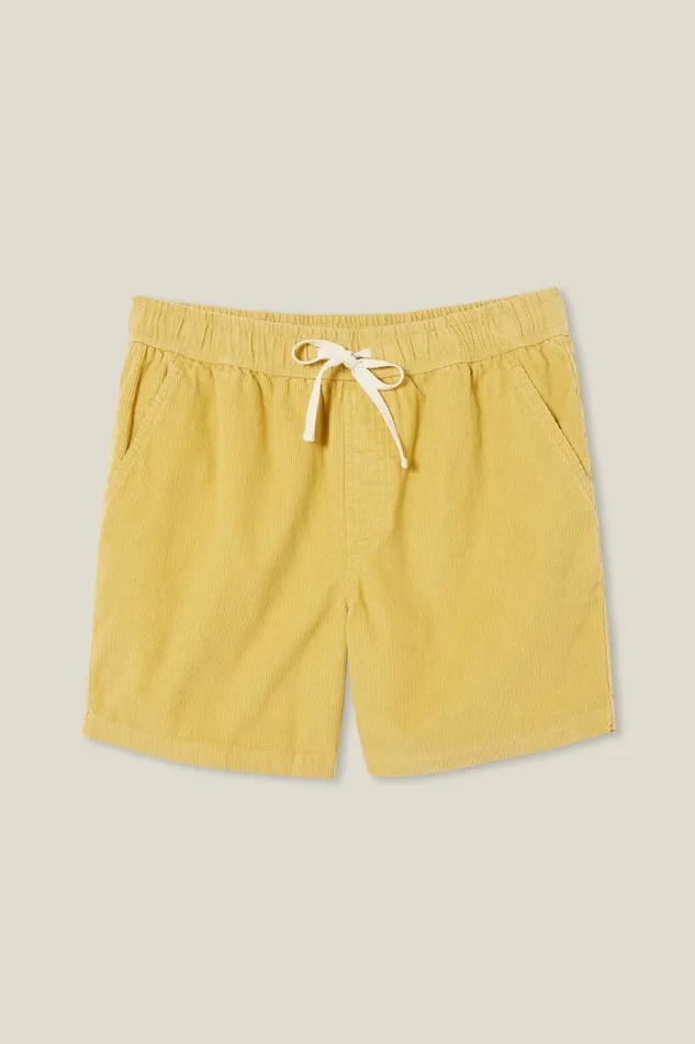 Men Shorts Cotton On Easy Short Gold Cord