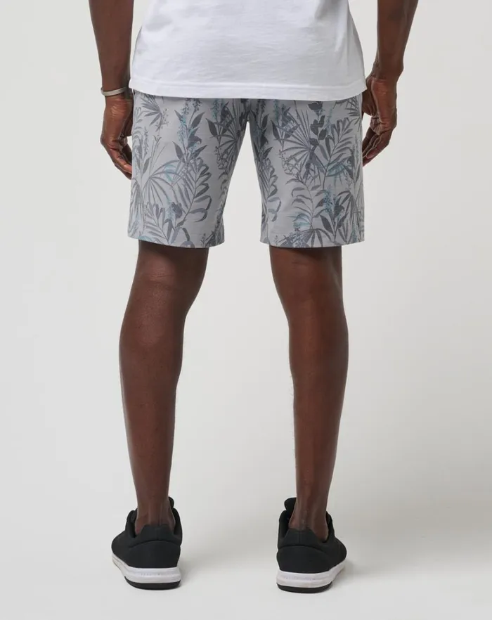 Men Shorts TravisMathew GARDEN ISLE SHORT 9IN Heather Light Grey