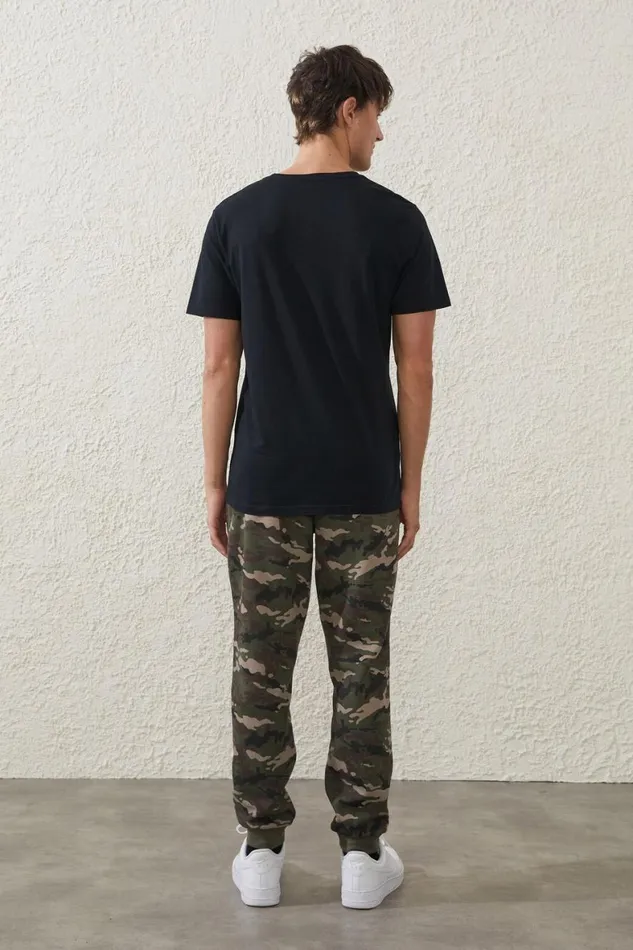 Men Sweats and Hoodies Cotton On Active Track Pant Camo