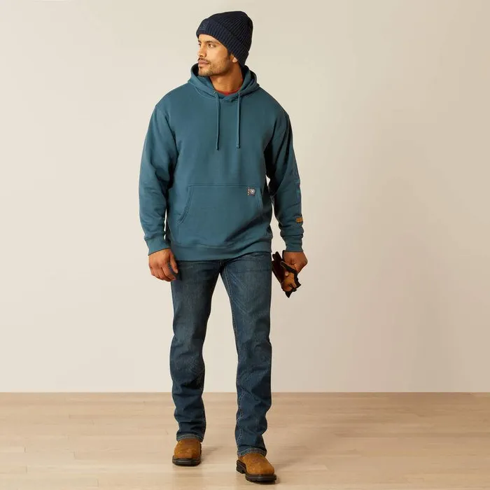 Men Sweatshirts and Hoodies Ariat Rebar Graphic Hoodie Stargazerlarkspur