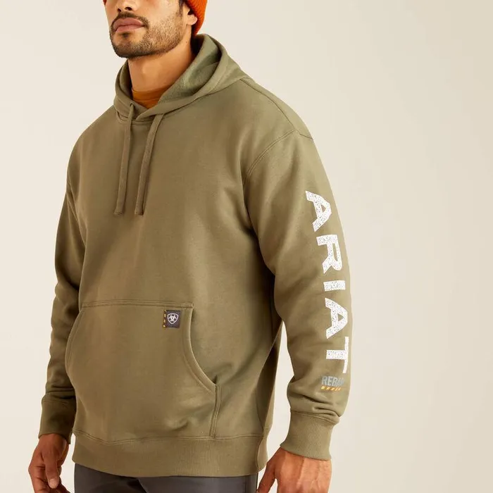 Men Sweatshirts and Hoodies Ariat Rebar Roughneck Pullover Hoodie Deep Lichen Men Sweatshirts and Hoodies Ariat Rebar Roughneck Pullover Hoodie Deep Lichen