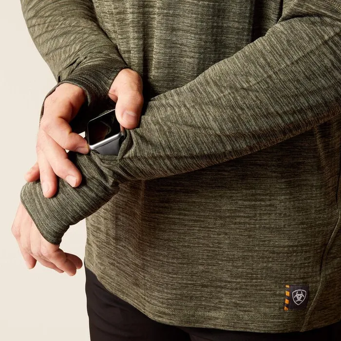 Men TShirts and Polos Ariat Rebar Gridwork Baselayer 14 Zip TShirt Beetle Men TShirts and Polos Ariat Rebar Gridwork Baselayer 14 Zip TShirt Beetle