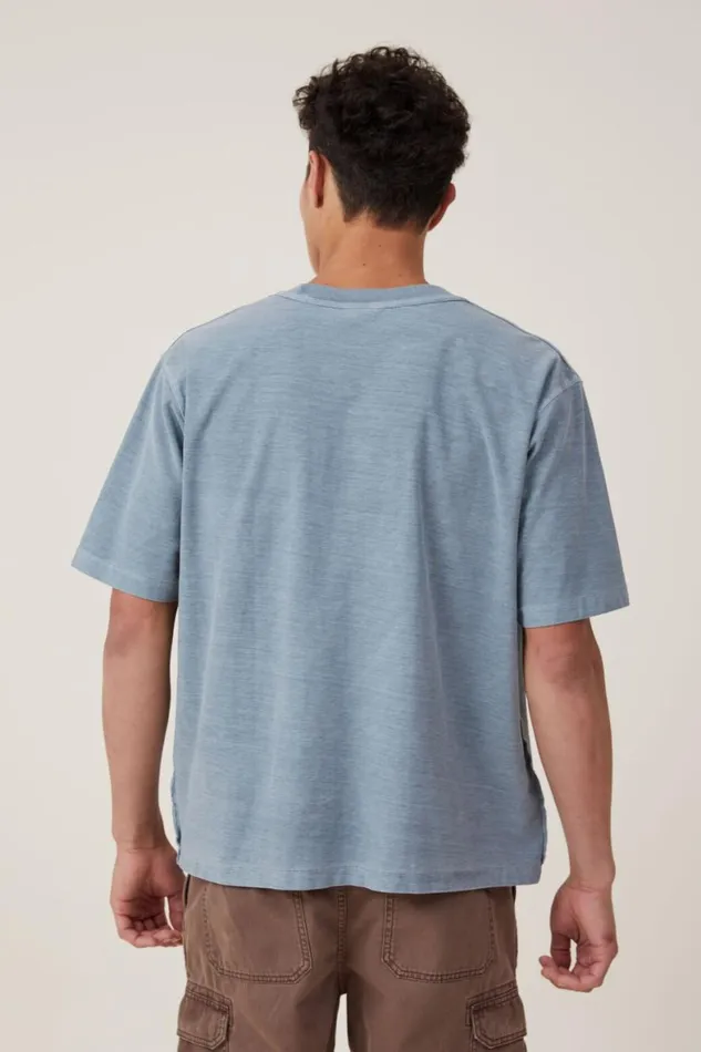 Men Tees and Tanks Cotton On Short Fit Reversed TShirt Citadel