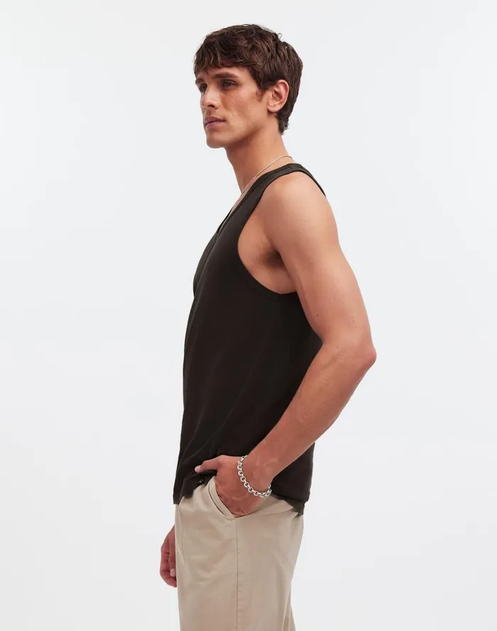 Men Tees Madewell Allday Tank Black Coal