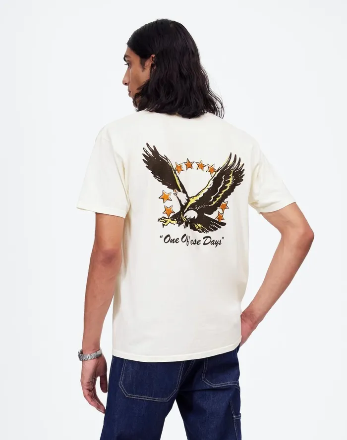 Men Tees Madewell One Of These Days Screaming Eagle Graphic Tee Bone