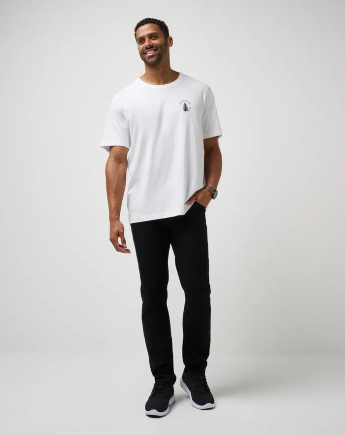 Men Tees TravisMathew ADVENTURE SEASON TEE White