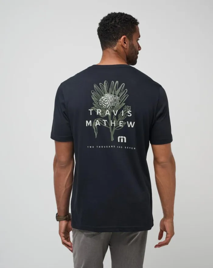 Men Tees TravisMathew ALL DAY RAIN TEE Black