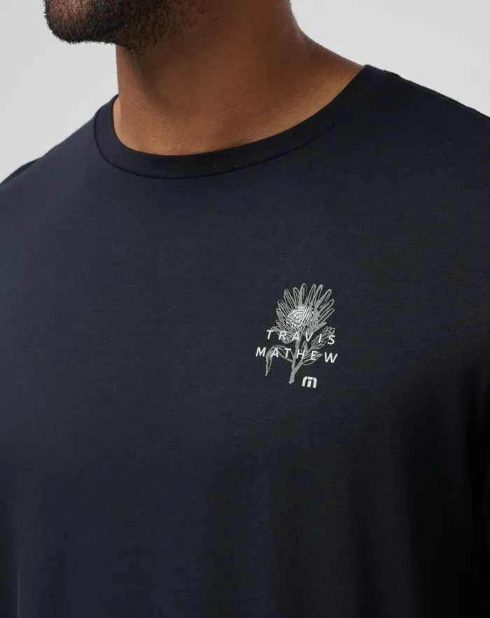 Men Tees TravisMathew ALL DAY RAIN TEE Black