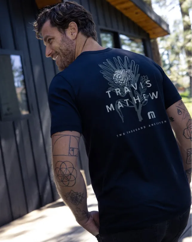 Men Tees TravisMathew ALL DAY RAIN TEE Black