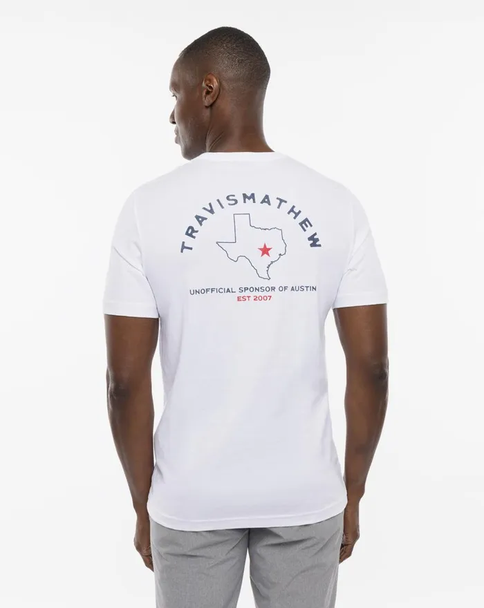 Men Tees TravisMathew ENCHANTED ROCK TEE White