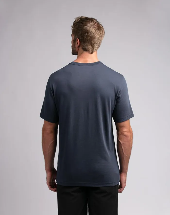 Men Tees TravisMathew HIGH TIDE 20TEE Blue Nights