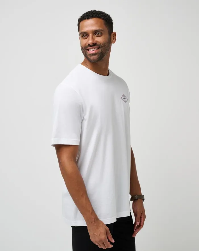 Men Tees TravisMathew LOCAL COLOR TEE White