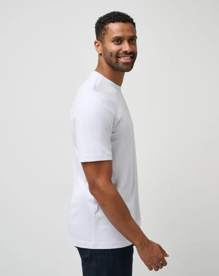 Men Tees TravisMathew NORTHERN HEMISPHERE TEE White