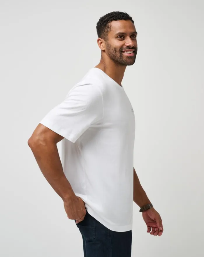 Men Tees TravisMathew SECRET SCENE TEE White