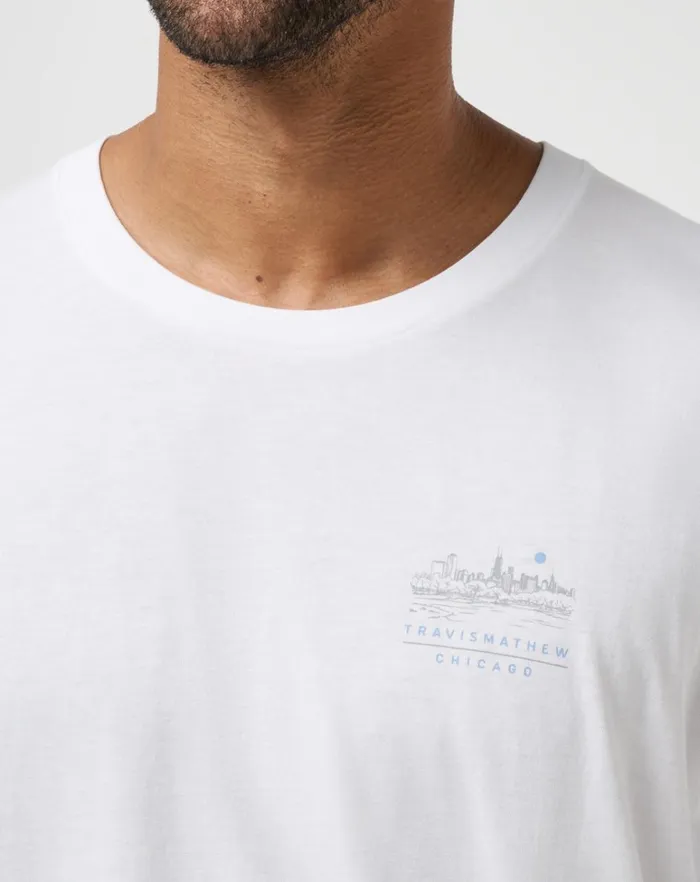 Men Tees TravisMathew SECRET SCENE TEE White