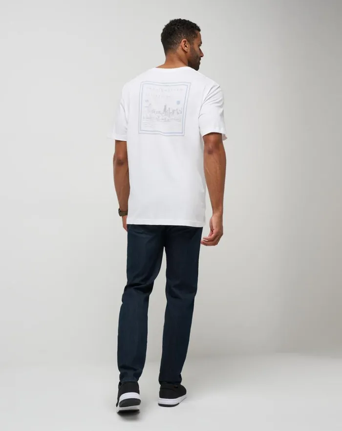 Men Tees TravisMathew SECRET SCENE TEE White