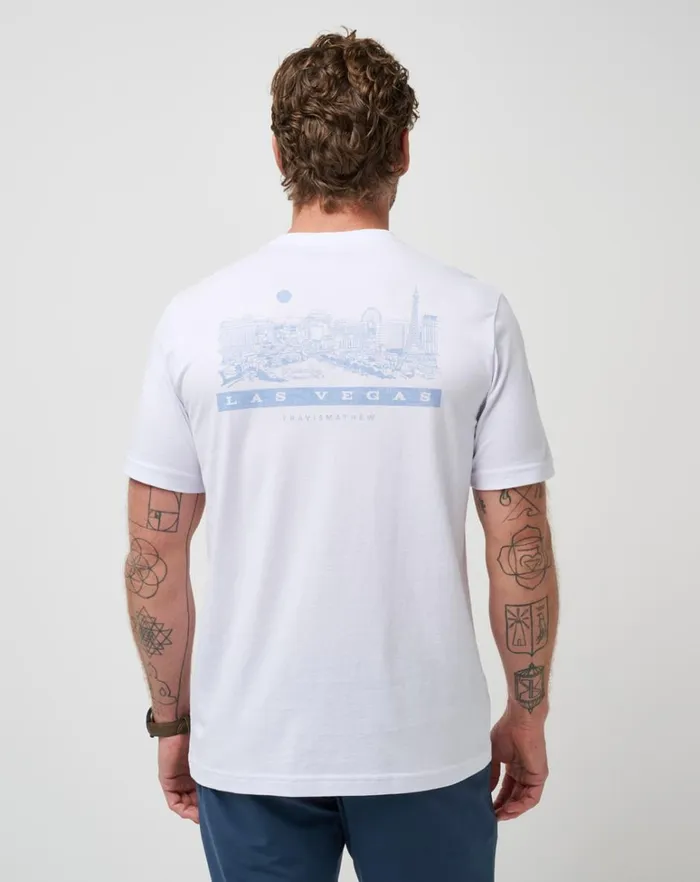 Men Tees TravisMathew SPIKED SELTZER TEE White