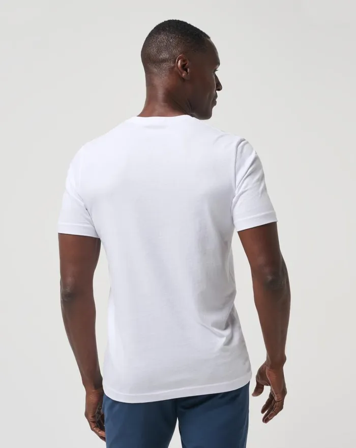 Men Tees TravisMathew STAR BRIGHT TEE White