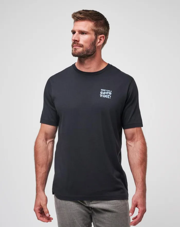 Men Tees TravisMathew TRENCHED TEE Black