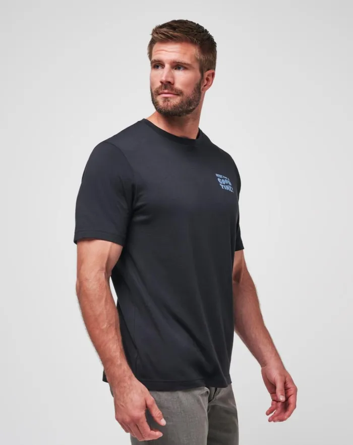 Men Tees TravisMathew TRENCHED TEE Black