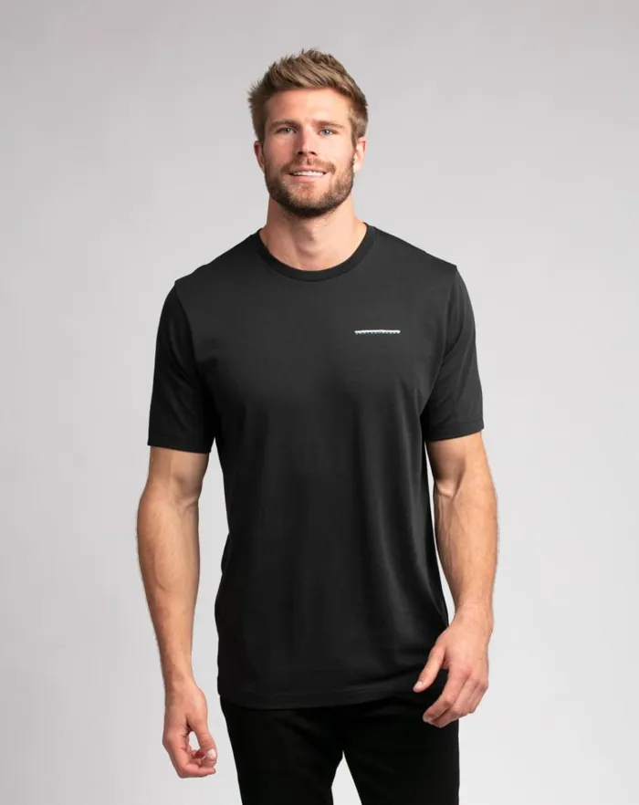 Men Tees TravisMathew UFF DA 20 TEE Black