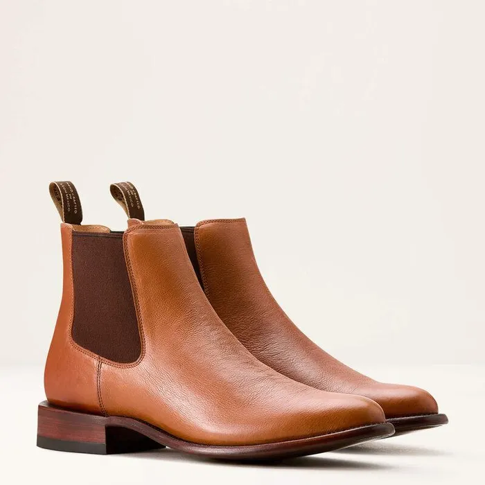 Men Western Boots Ariat Bench Made Reed Western Boot Aged Cognac Men Western Boots Ariat Bench Made Reed Western Boot Aged Cognac