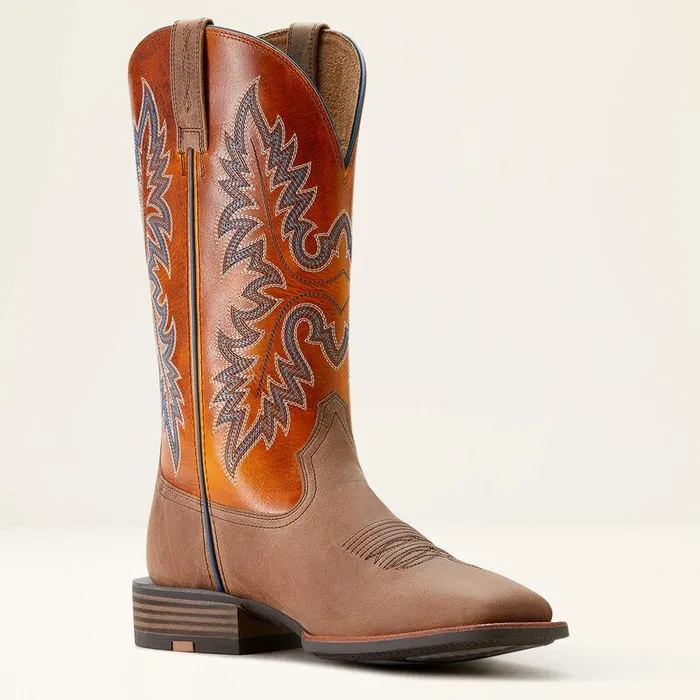 Men Western Boots Ariat Hudson Cowboy Boot Light Tanmarigold Men Western Boots Ariat Hudson Cowboy Boot Light Tanmarigold